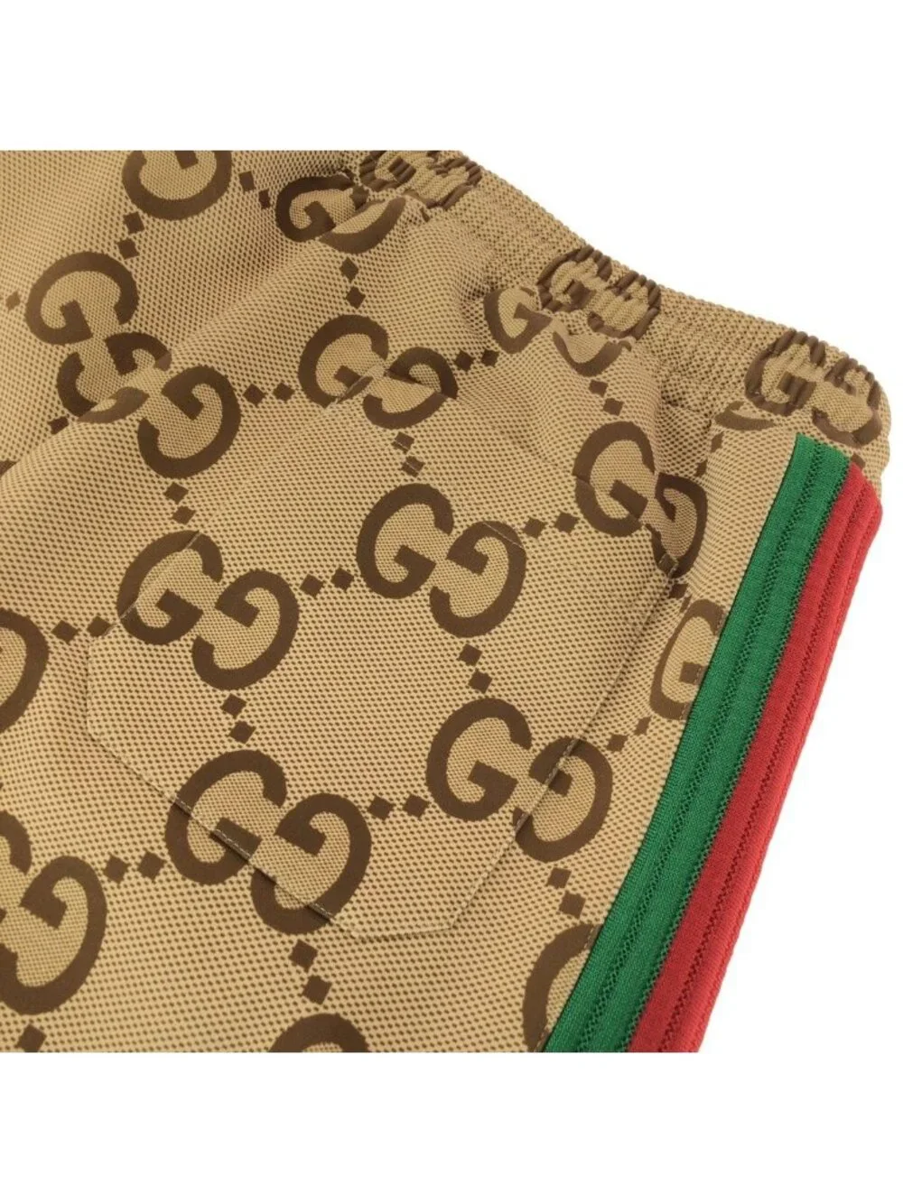 Gucci Sherry Line Jumbo GG Beige Brown Polyester Track Pant M